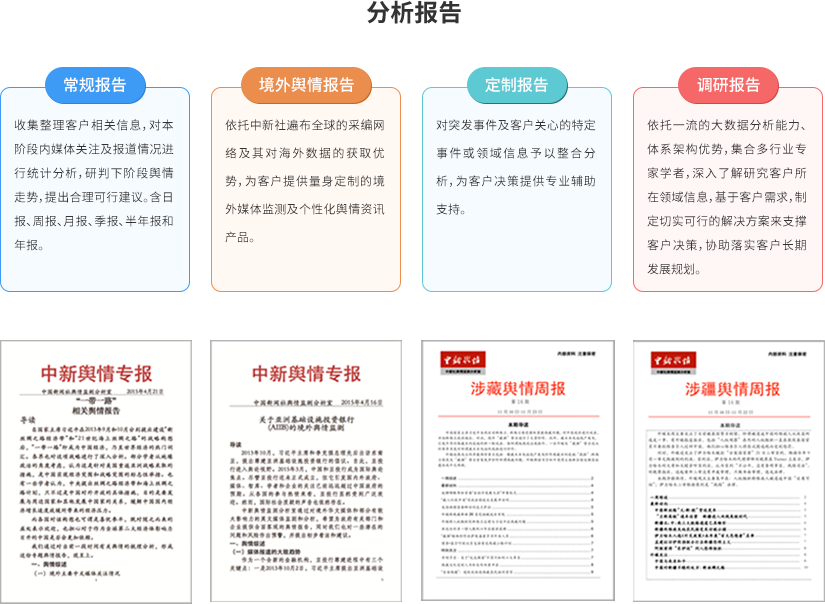 实时分析与报告给服务器选型提供参考