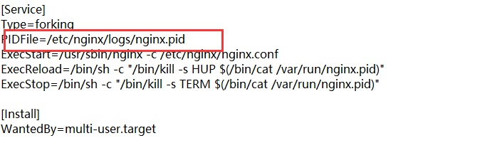 “var/run/nginx/nginx.pid”文件不存在的处理方法